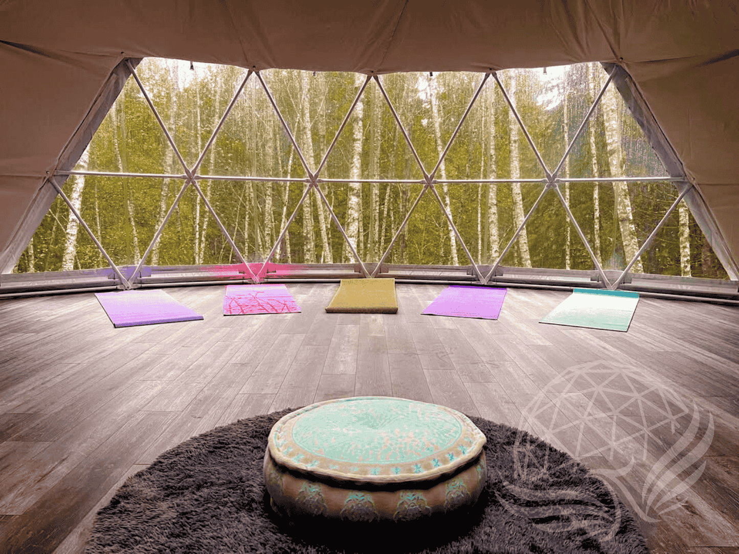 10M Glass Dome double door