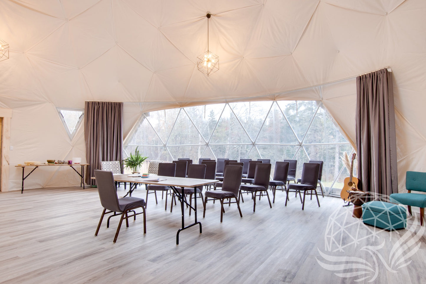 12M Glass Dome double door