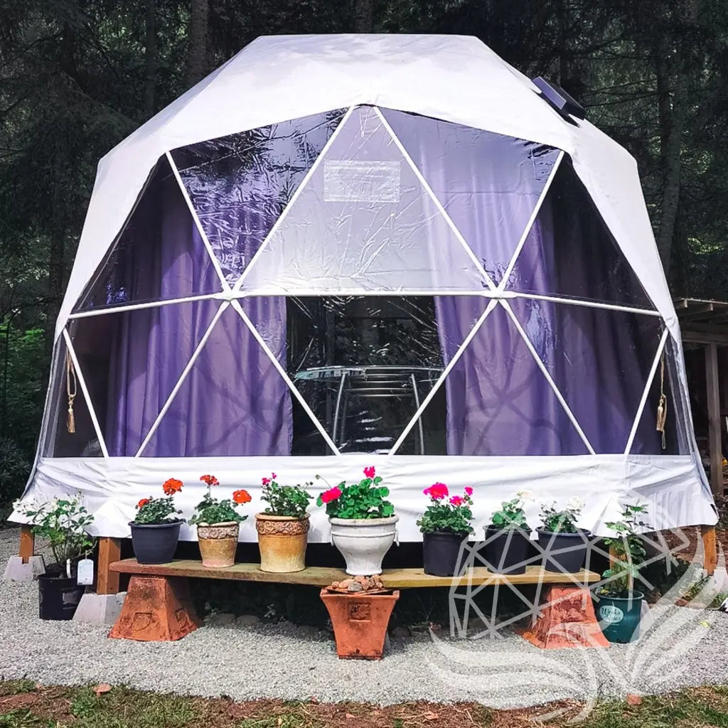 5m glass dome double pane