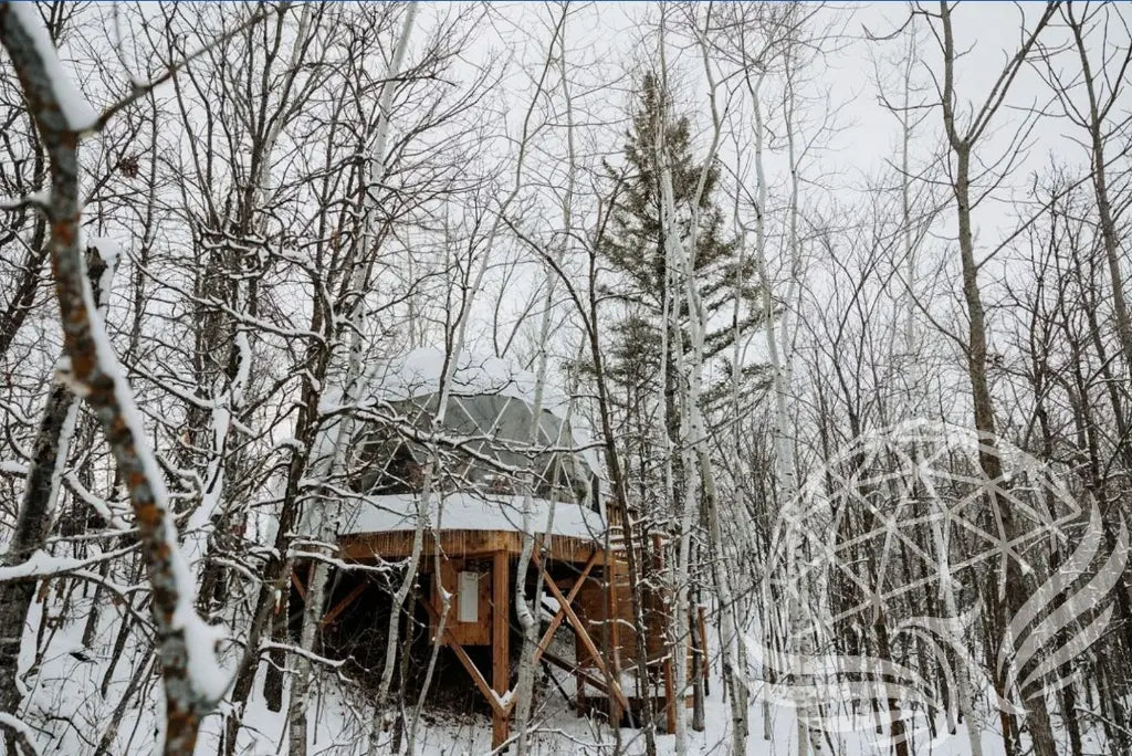 5m glass dome double pane