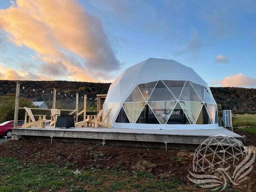 7M Glass Dome double door