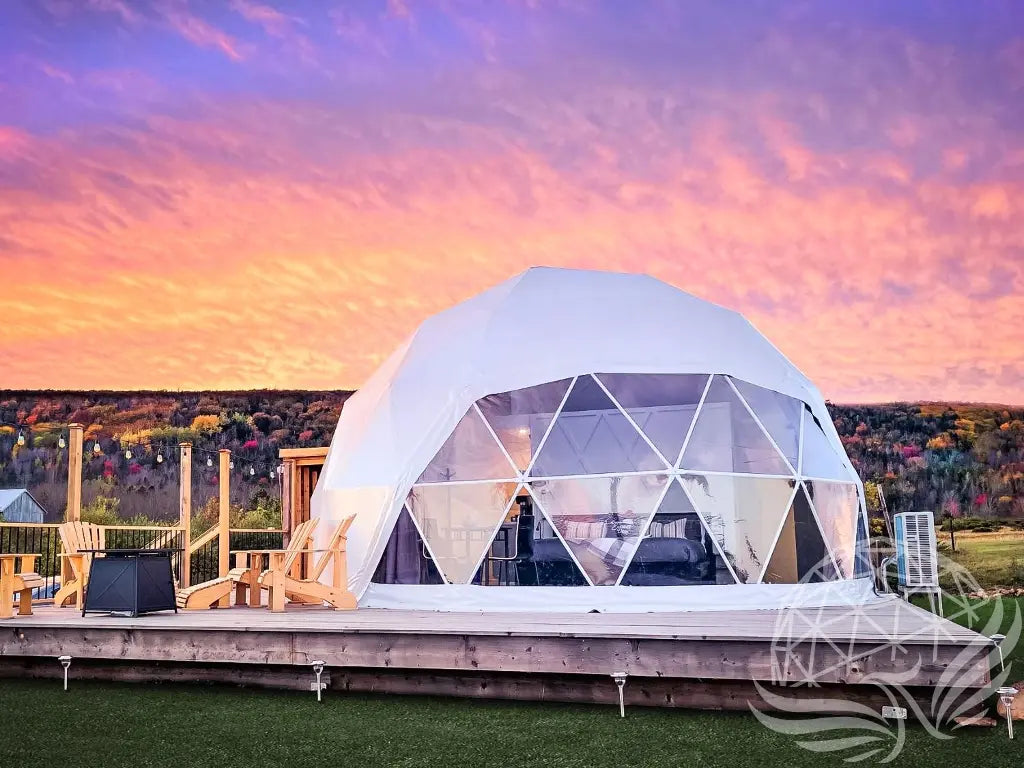 7M Glass Dome double door