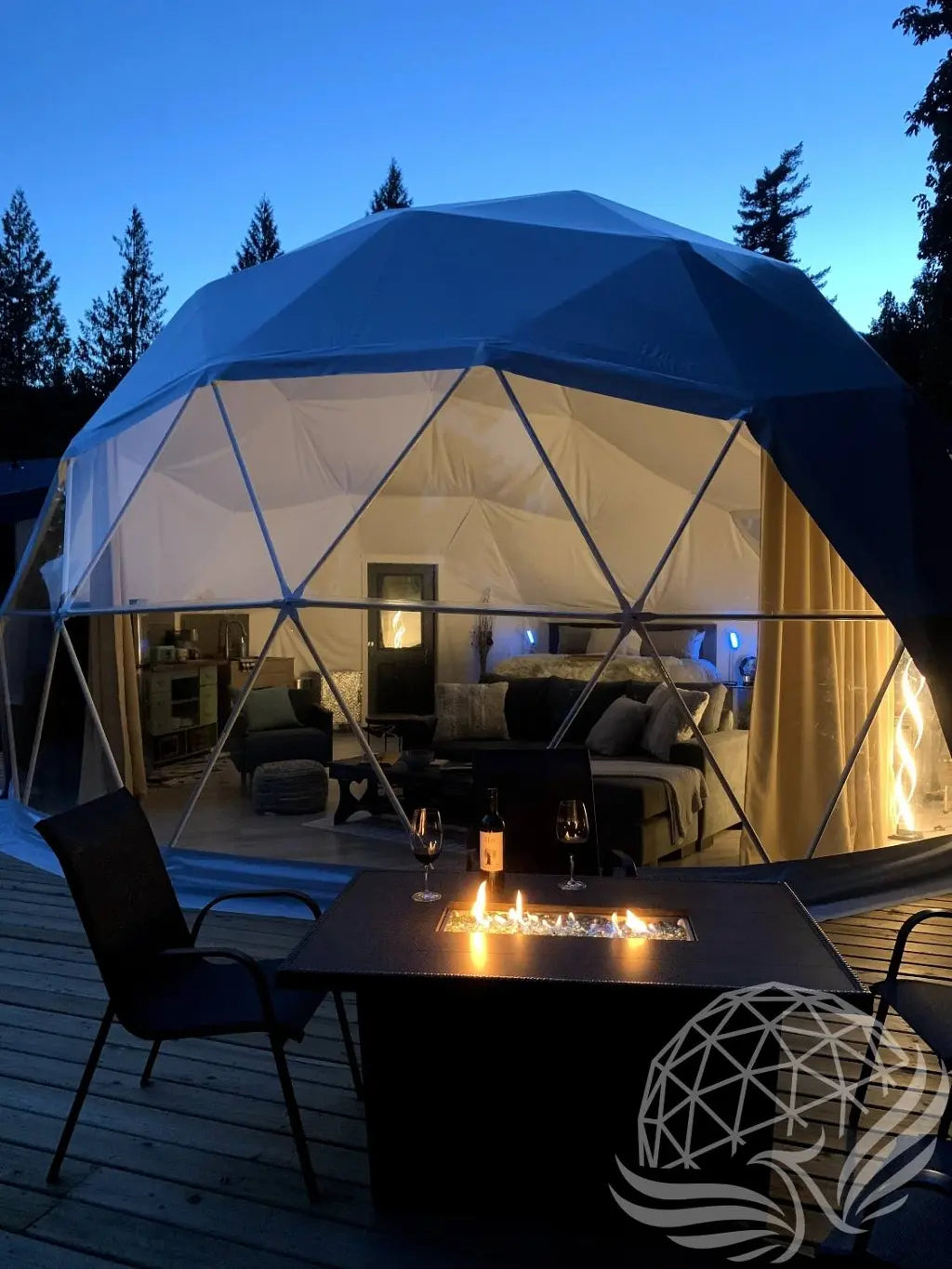 8M Glass Dome