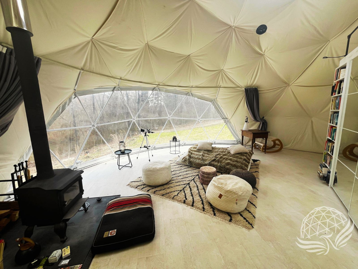 9M  Glass Dome double door