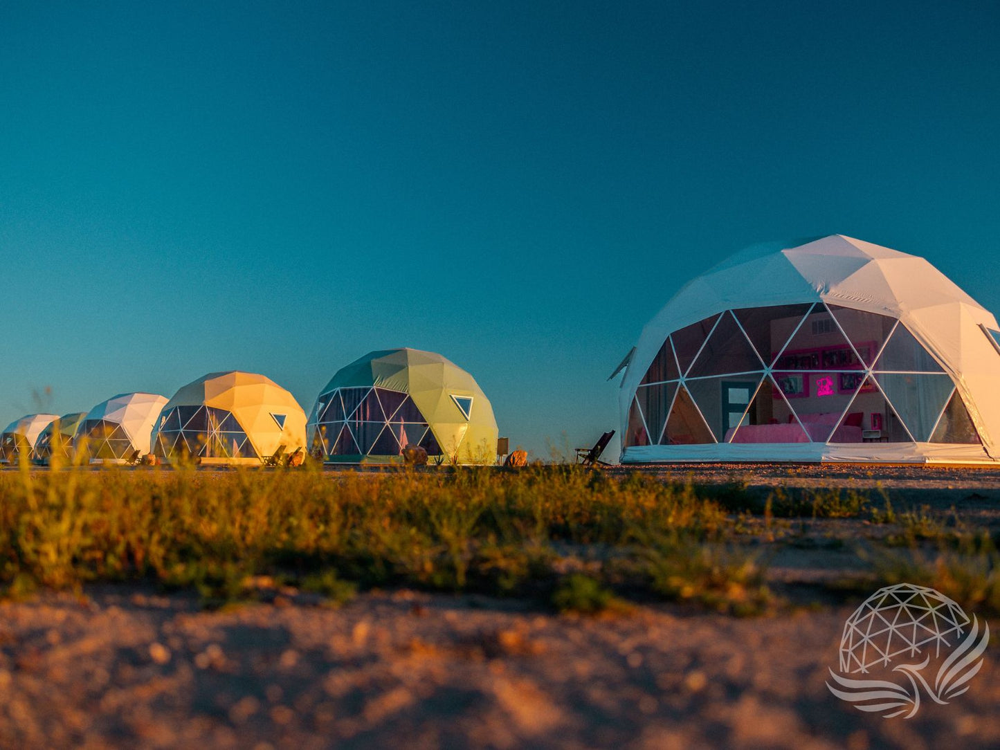 9M  Glass Dome double door