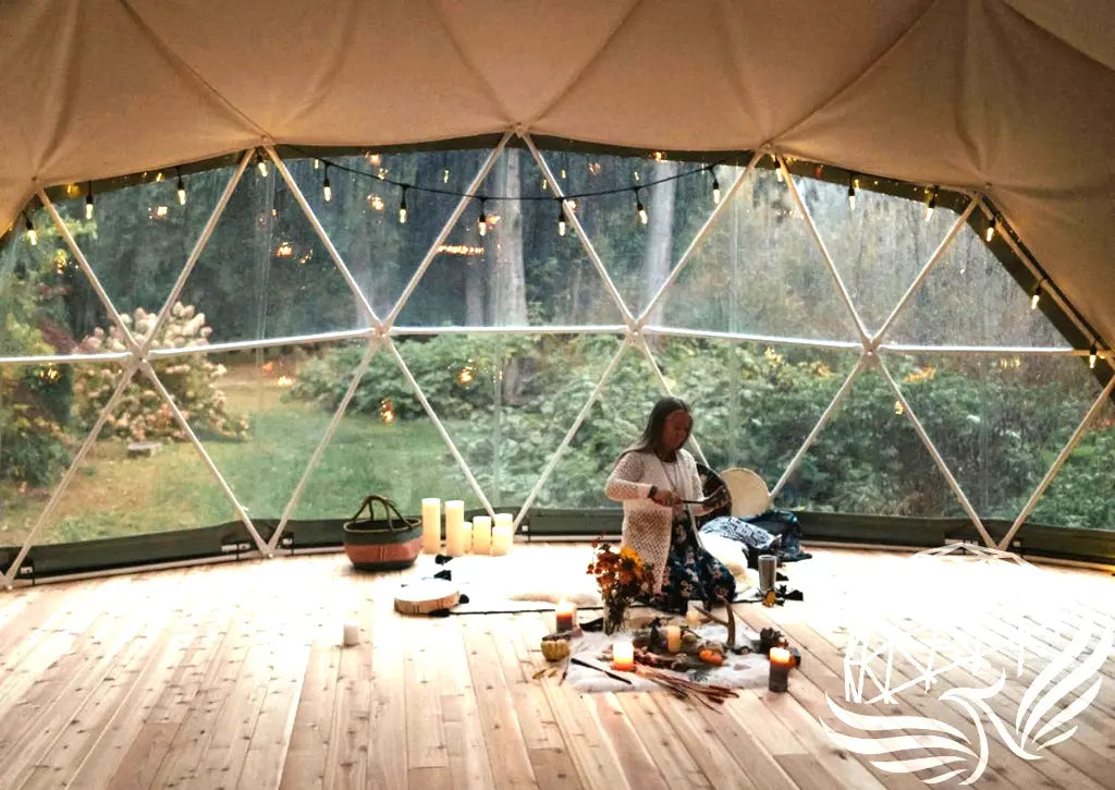 9M  Glass Dome double door