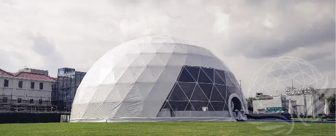 12M Glass Dome double door