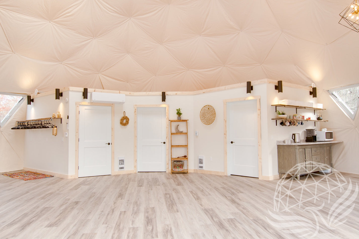 12M Glass Dome double door