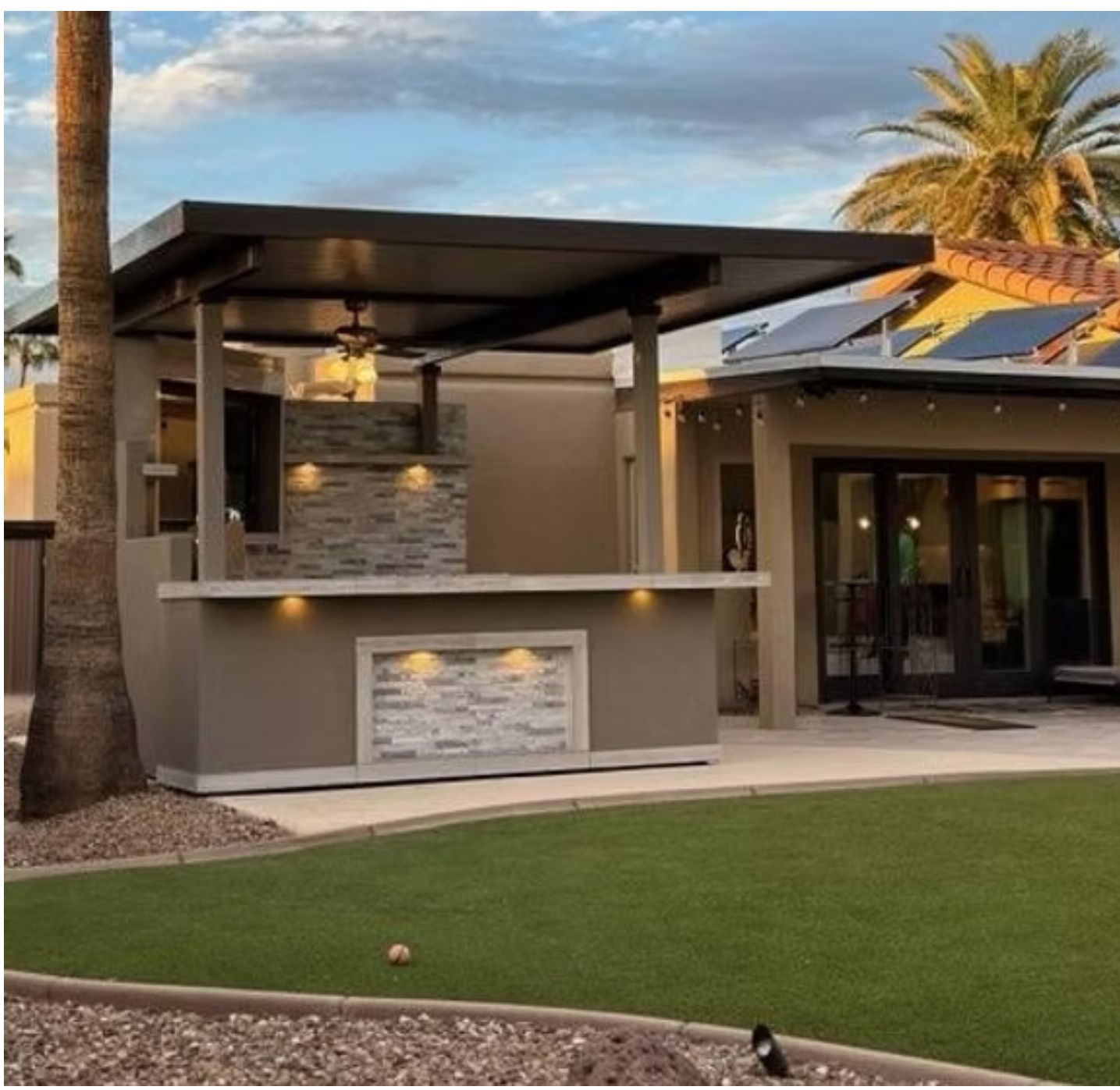 Bermuda Outdoor Kitchen BBQ Island with TV – KoKoMo Signature Series